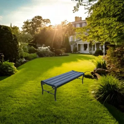 Gardeluxe Gartenbank HELIOS-Z 120 cm